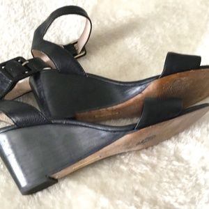 Louise Et Cie wedge sandals black
